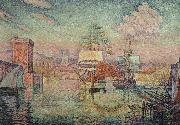 Paul Signac Entrance to the Port of Marseille Germany oil painting artist